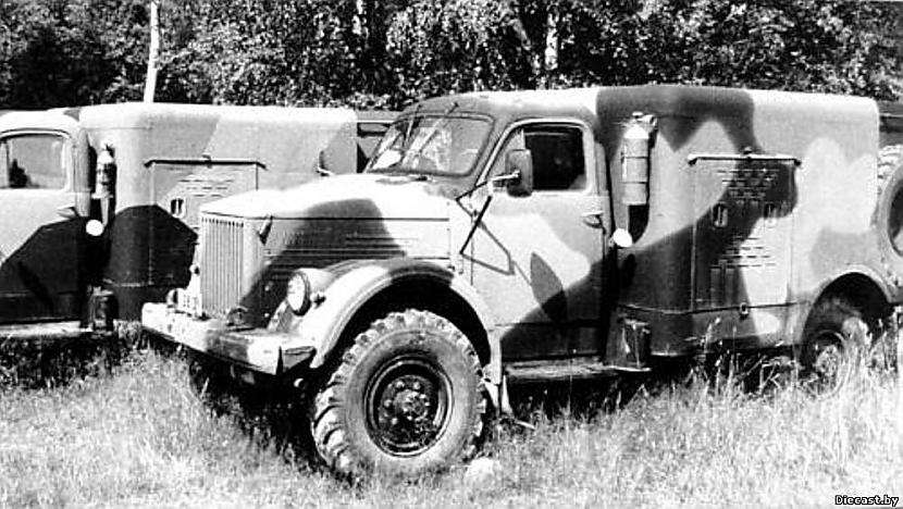 Dūmu mascaronīna Paredzēta... Autors: Klusais vājprāts GAZ 51 GAZ 63  (1946 g. - 1975 g.) 2