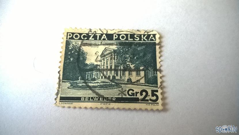 Poļu pastmarka Autors: Fosilija Senas pastmarkas un rubļi
