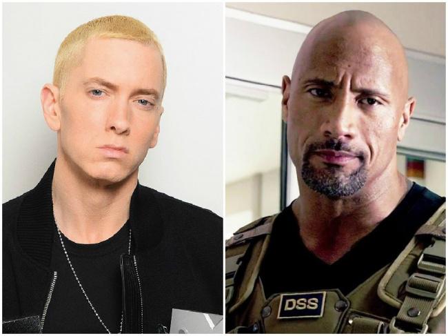 Eminem un Dwayne Johnson mdash... Autors: Ragen Vienāda gadu gājuma aktieru salīdzinājums