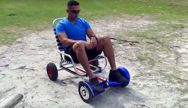  Autors: Datuvelv HoverCart: Braucošs atpūtas krēsls (+ video)