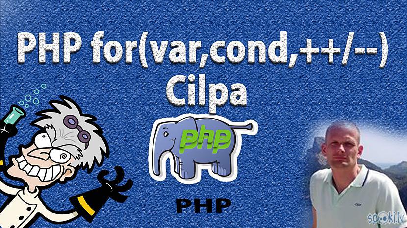  Autors: LabaisPuikaTV PHP for() cilpa / loop
