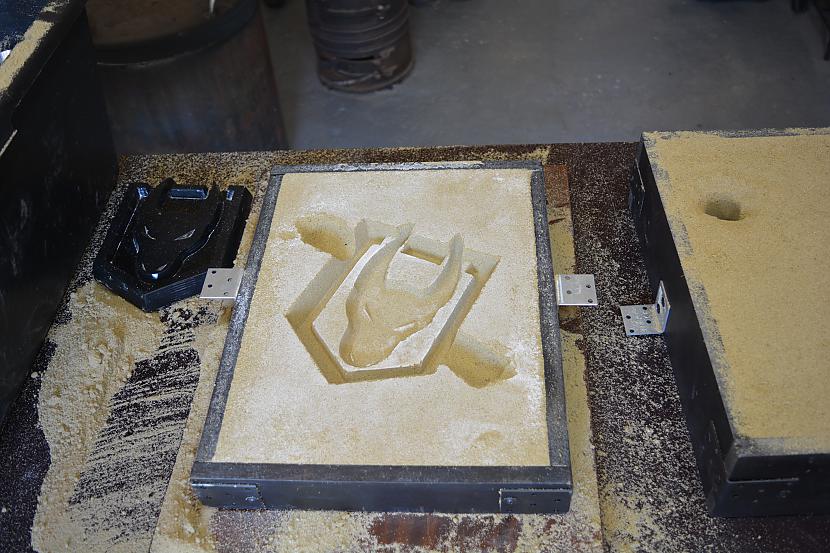  Autors: Fosilija Mans pirmais green sand casting projekts