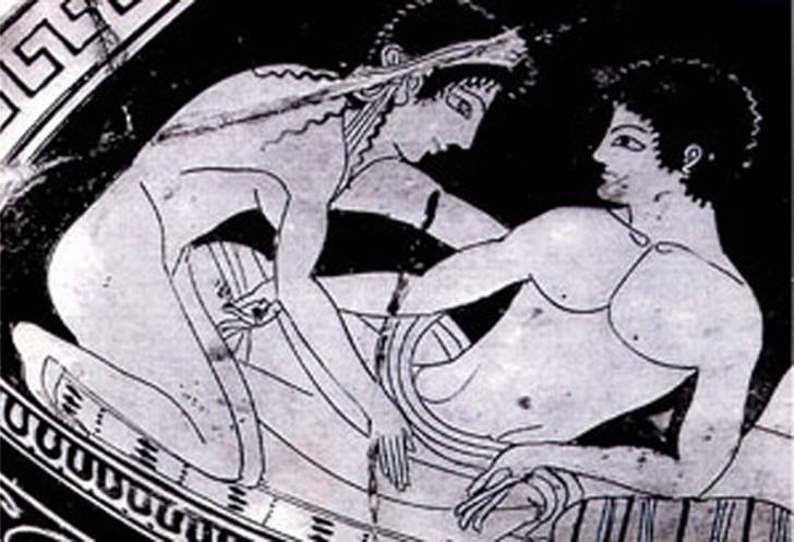Homoseksuālā Senā... Autors: Lestets 9 šokējošas ar seksu saistītas tradīcijas