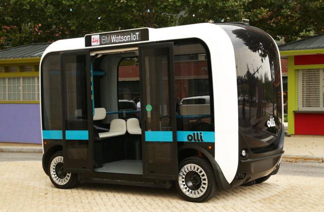 Mascaronīnu nosauca par Olly... Autors: The Next Tech ASV tiek radīts pirmais autobuss pasaulē, kas izprintēts ar 3D printeri