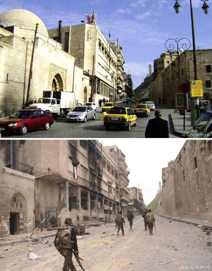  Autors: matilde 10+ «Pirms un Pēc» bildes, kas parāda, kā karš izpostīja Sīrijas lielāko pilsētu