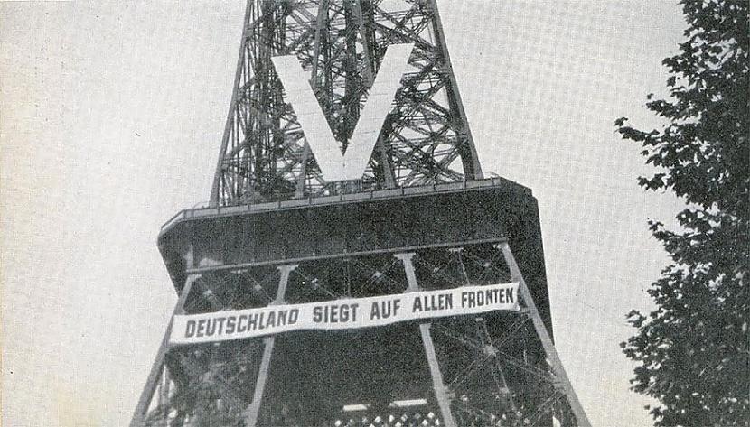 Eifeļa tornis nacistu... Autors: matilde 18+ retas vēstures fotogrāfijas, kuras Tu, iespējams, nekad neesi redzējis