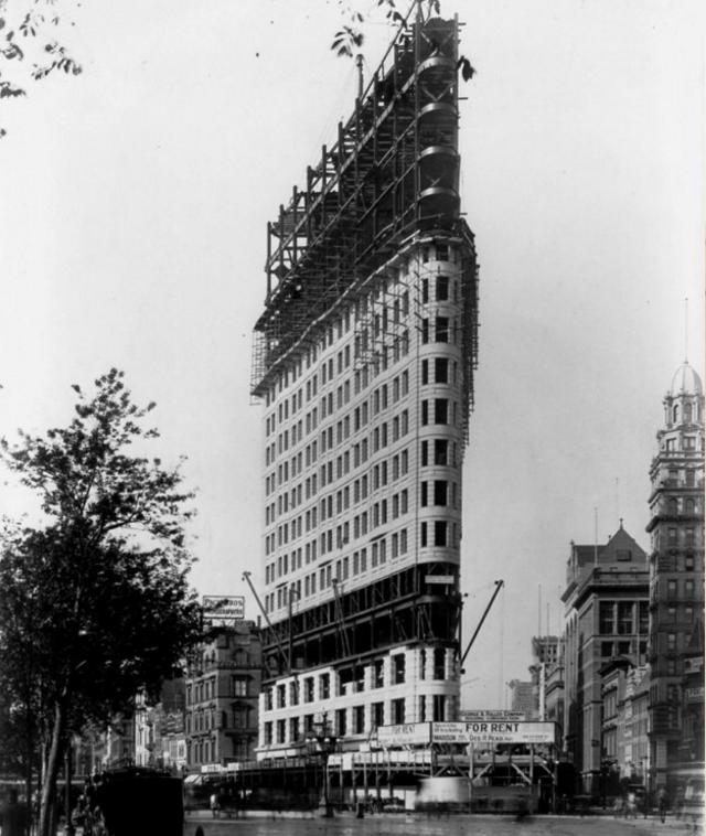 Flatirona ēka 1902g Viens no... Autors: Lestets Pasaules ikoniskās būves pirms to pabeigšanas