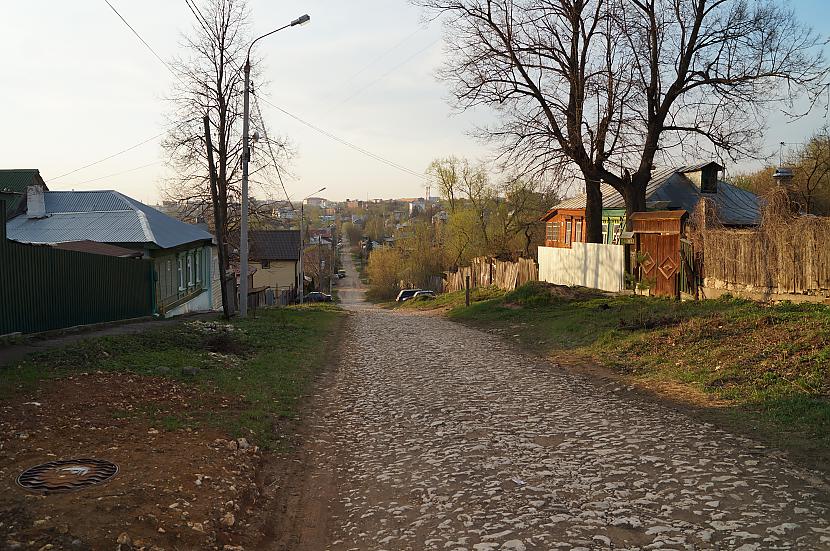Tālak bruģētā iela ved... Autors: Pēteris Vēciņš Lielā Krievijas Zelta loka aizmirstais posms - Serpuhova