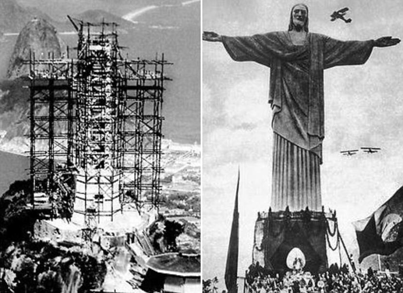 Stalažas tika noņemtas tikai... Autors: matilde Kā radās viens no 7 pasaules brīnumiem: Kristus Pestītāja statuja Rio