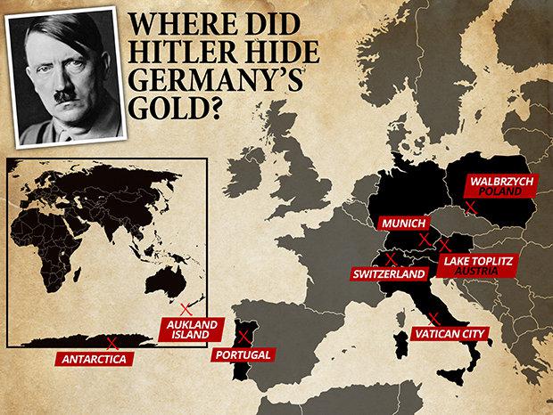 Vietas kartē kuras ir... Autors: Raziels Hitlera miljardu noslēpums