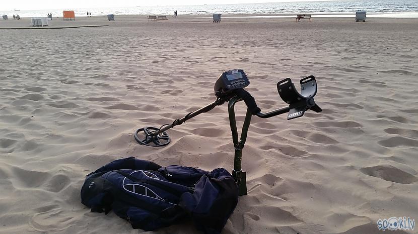 Mans ekipējums Autors: pyrathe Dažas pastaigas pa pludmali ar metāla detektoru (septembris)