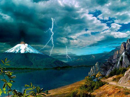 ZināscaronanaiVulkāna... Autors: Ciema Sensejs Dzīve vulkāna krāterī (kalderā)