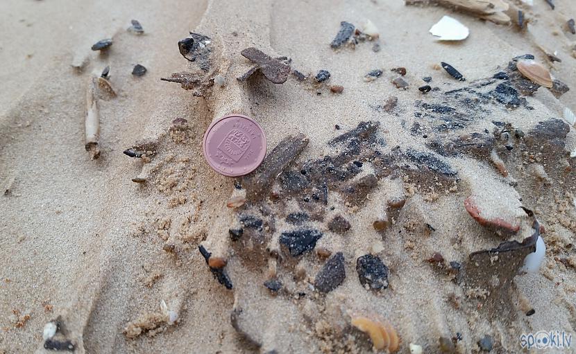 Monētas var lasīt arī bez... Autors: pyrathe Dažas pastaigas pa pludmali ar metāla detektoru (oktobris)