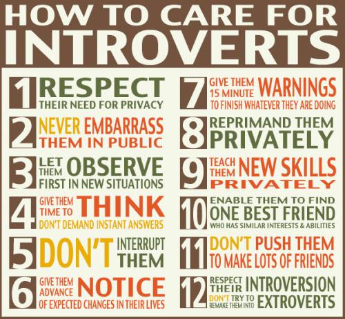 Parūpēsimies par sev... Autors: Ķīmiķe Nu tad par introvertiem..