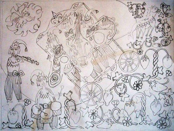  Autors: Jangbi Ar šizofrēniju slimo cilvēku zīmējumi