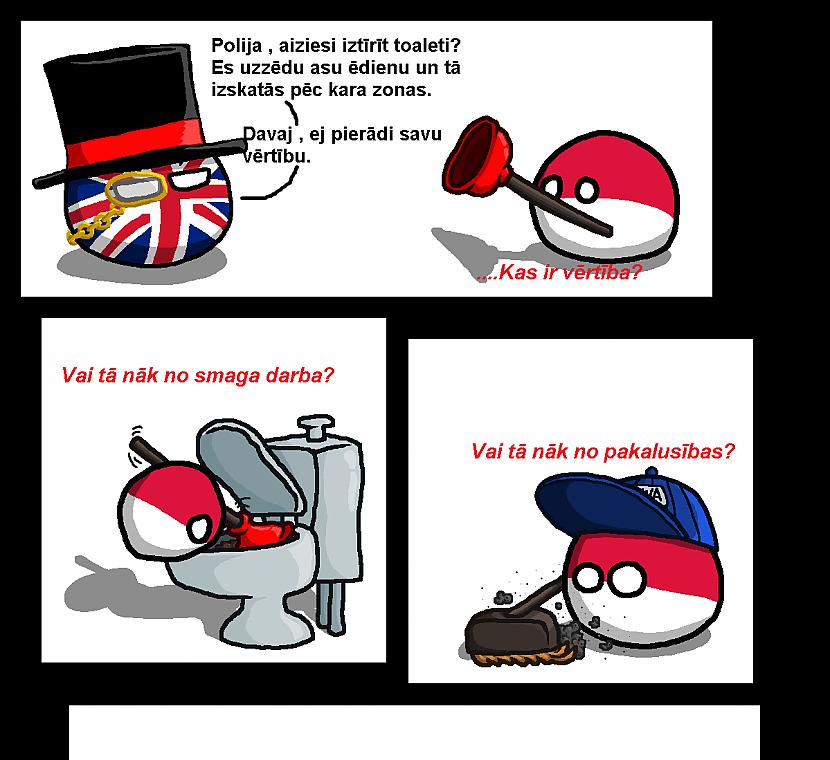  Autors: Spridzeklītis Komiksi "Polandball", tulkoti.