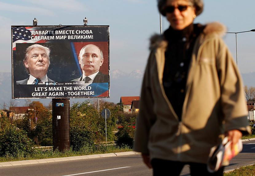 Tur kaut kas briest un tas nav... Autors: matilde «Padarīsim pasauli atkal diženu - kopā» Putina/Trampa propogandas reklāma