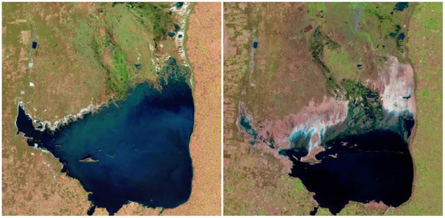 4 Beznoteces ezers MarČikita... Autors: 100 A 10 pierādījumi tam, ka Zeme drīz beigs pastāvēt. Šausminoši skati…