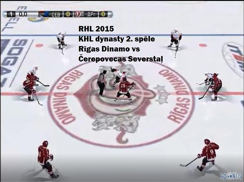  Autors: Latvian Revenger RHL2015 KHL Dynasty mode: 2. spēle: Dinamo Rīga pret Čerepovecas Severstaļ