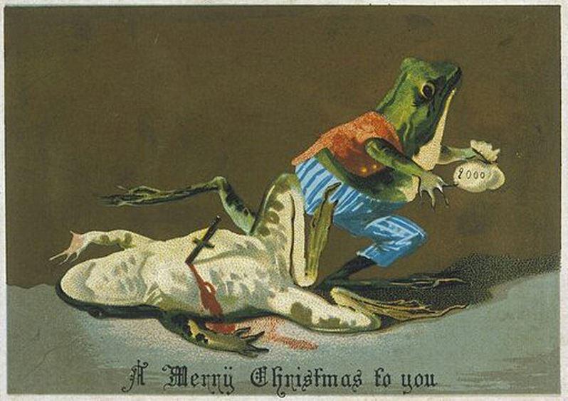 Daļa no dzejas un attēliem... Autors: Lestets Viktoriāņu laikmeta Ziemassvētku kartiņas
