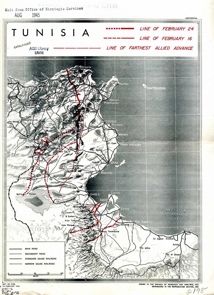 Tunisija 1943gnbsp Autors: Lestets CIP atslepenotās kartes