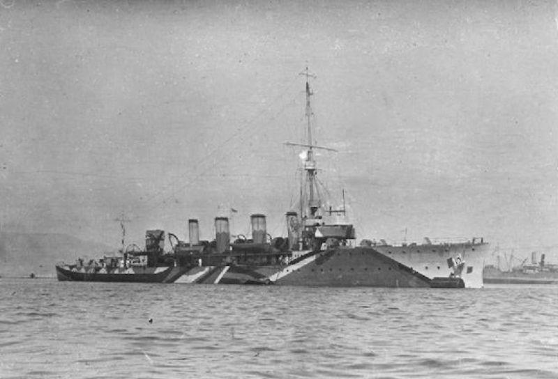 HMS ADVENTUREnbsp Autors: Lestets Kuģu kamuflāža 1. un 2. pasaules karā