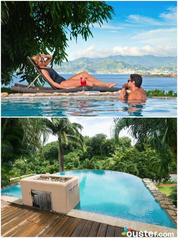 Milzīgs baseins ar skatu... Autors: 100 A 20 luksusa viesnīcas, kuras dzīvē izskatās čābīgāk nekā reklāmā.