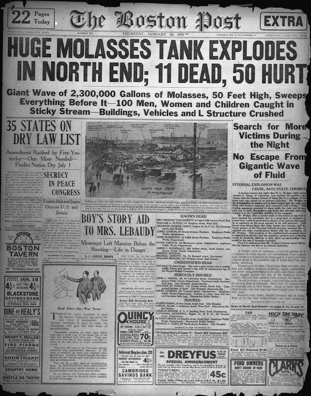 Kā šī traģēdija vispār varēja... Autors: Testu vecis Lipīgā traģēdija: Bostonas melases sīrupa plūdi 1919. gadā