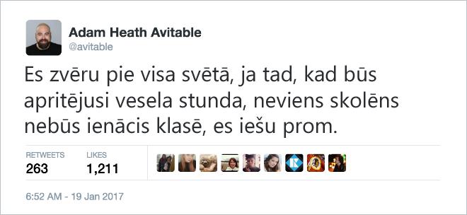  Autors: matilde Pasniedzējs publiski sūdzas par to, ka viņa skolēni nav atnākuši uz skolu