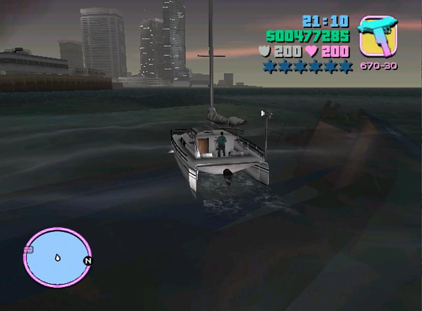 1Nogrimuscaronais kuģis... Autors: Gufija 15 noslēpumi vai lietas spēlē GTA Vice City.
