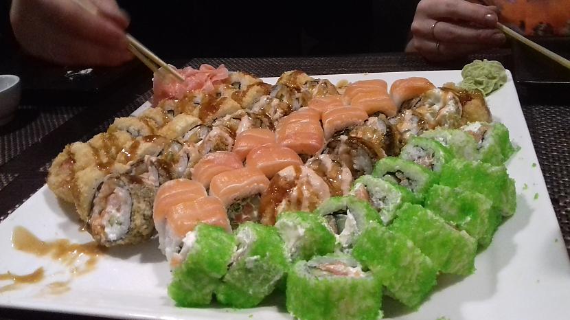 Tie bija ļoti gardi Autors: Fosilija Sushi restorāns