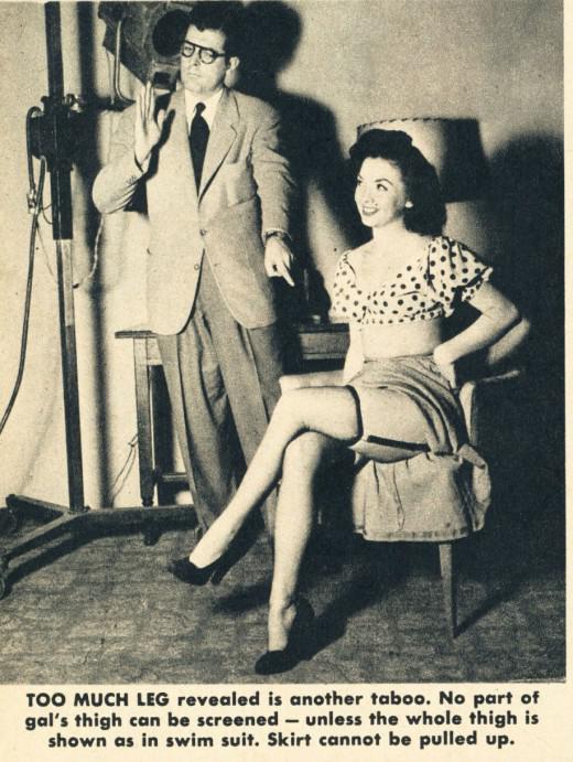 quotPārāk atklātas kājas arī... Autors: Raziels Cenzūra televīzijā 1949. gadā