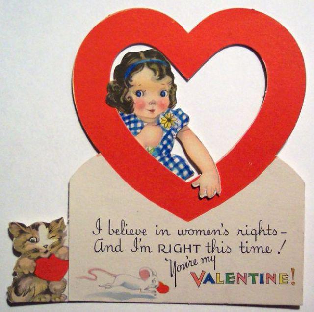 Feministes un viņu... Autors: Lestets Valentīndienas kartiņas, kuras labāk neredzēt 14. februārī