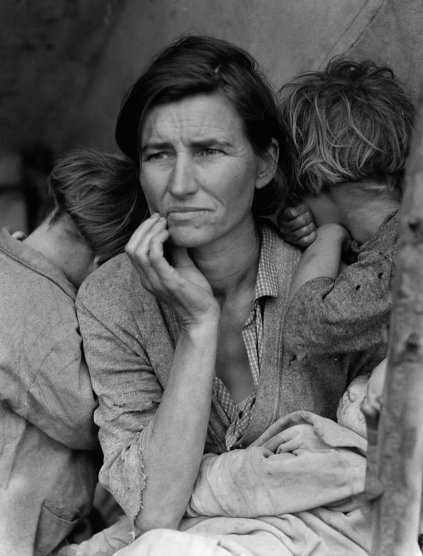 Māte imigrante 1936gBilde... Autors: Lestets No mīlestības līdz nāvei - ikoniskas fotogrāfijas