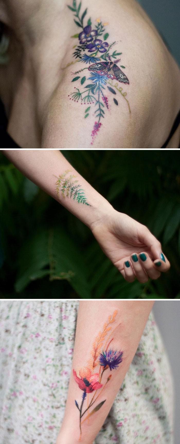 Magdalena BujaknbspPolija Autors: 100 A 27 tetovējumu mākslinieki, kuru ziedu tetovējumi tevi sakārdinās ne pa jokam!