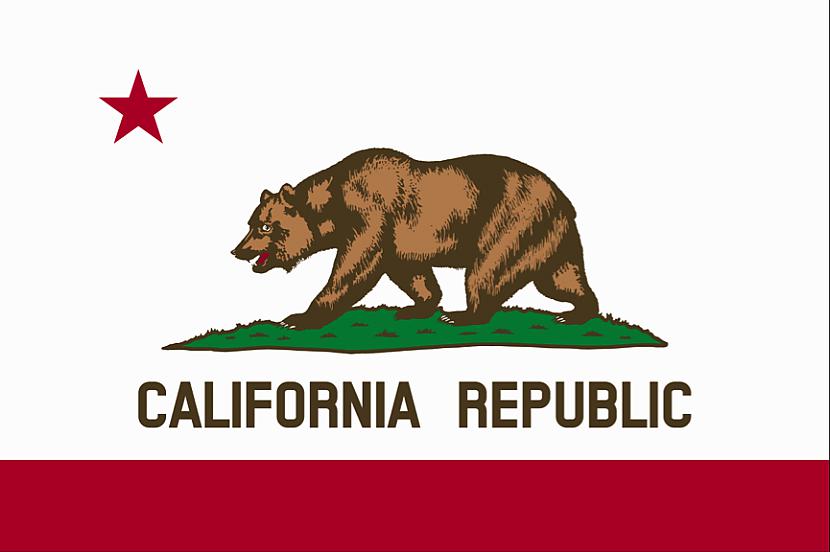 Kalifornijas scarontata karogā... Autors: veldzivs 20 Aizraujoši fakti par Kaliforniju