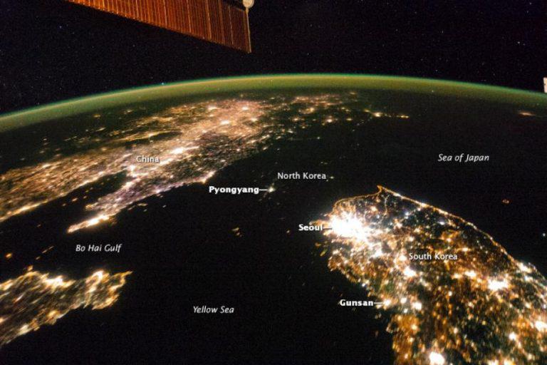 NASAs bilde kura uzņemta naktī... Autors: TestU mONSTRs Šokējoši! Fakti par Ziemeļkoreju.