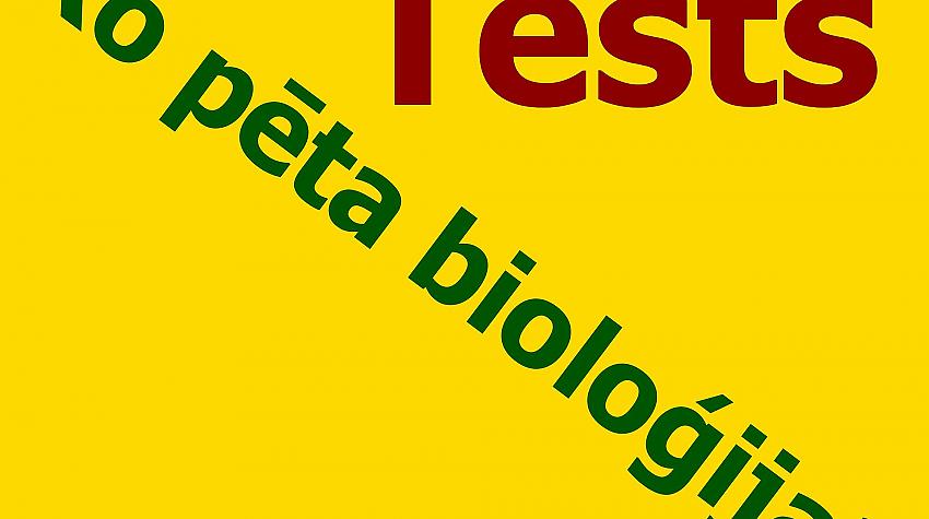 Ko pēta bioloģija? Tests