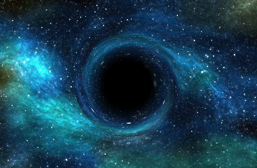 Melnie caurumi rada... Autors: Ļaļaka Kas atrodas aiz Visuma malas?
