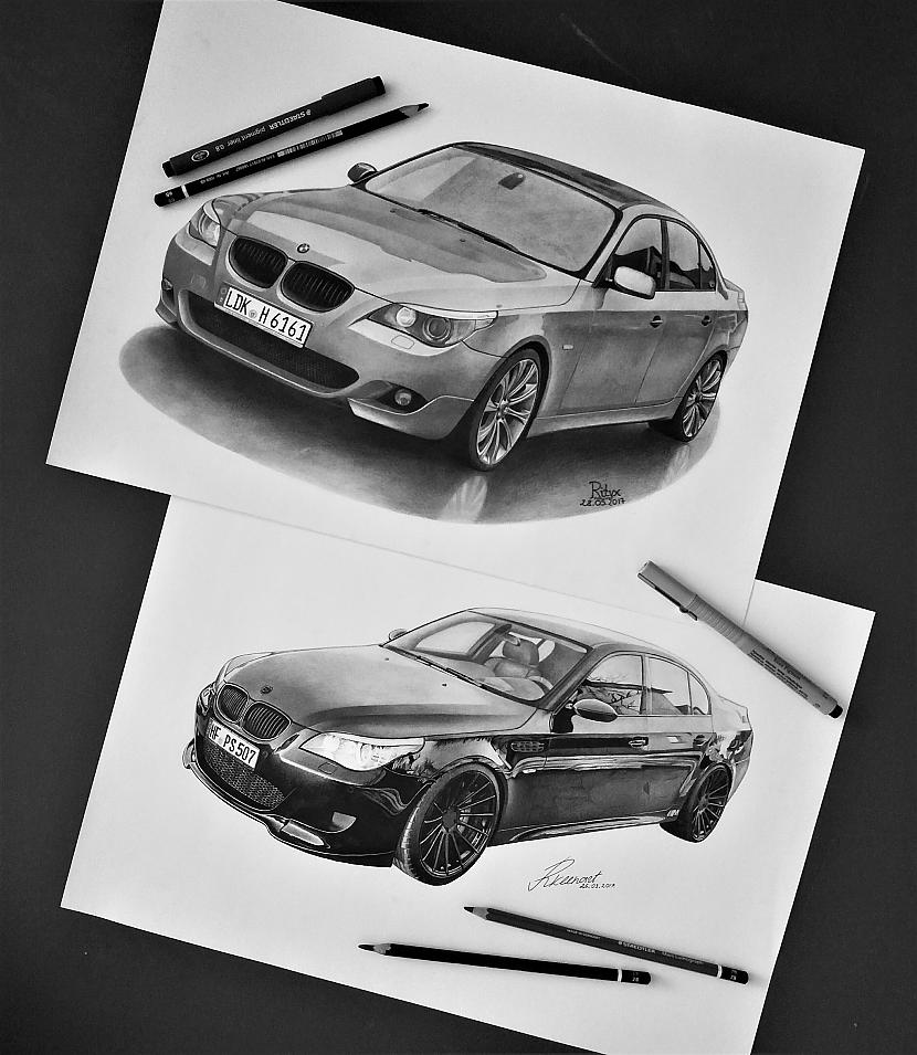  Autors: Ritvars Liepnieks Mans zīmējums - BMW 530D (+ bonuss)