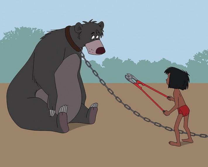  Autors: Volāns 11 ilustrācijās par Disney multfilmu varoņiem mūsdienās