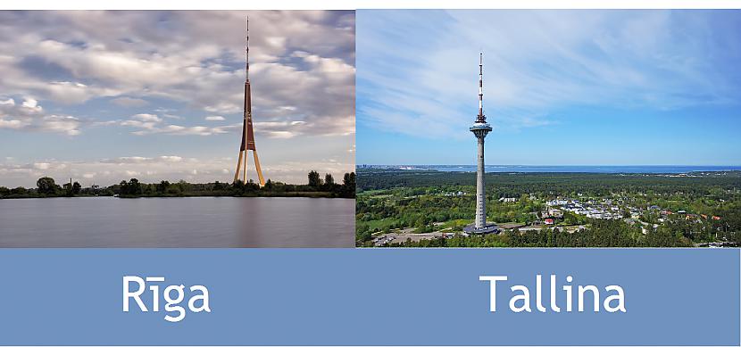 Starpcitu Rīgas TV tornis... Autors: danielskal Rīga pret Tallinu