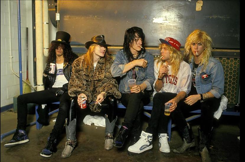 Orģinālais GNR sastāvs 1988 Autors: Harddia Guns N' Roses