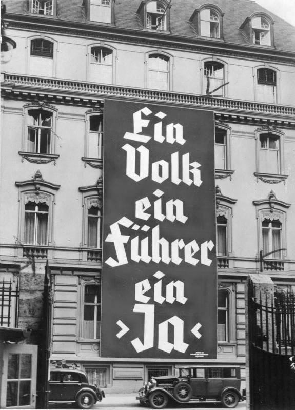 Nacistu partijas kampaņa lai... Autors: Lestets Kā Hitlers uzvarēja vēlēšanās