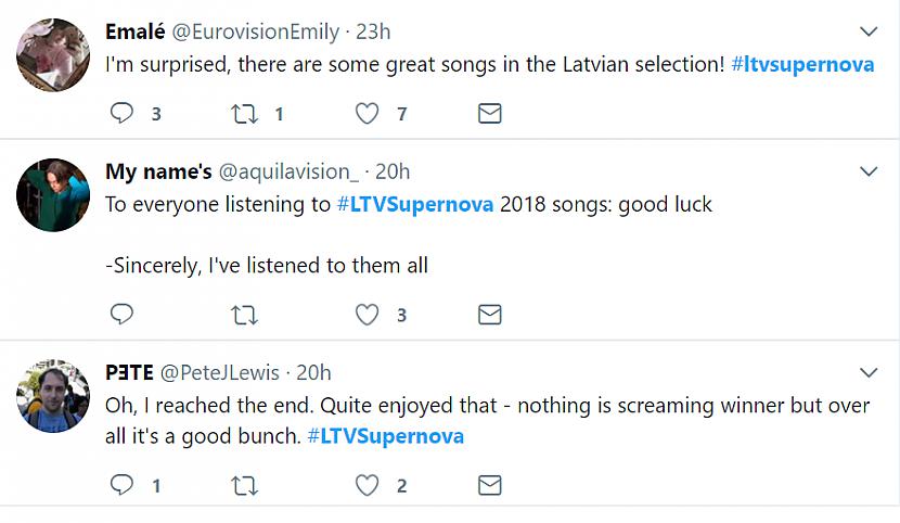  Autors: MrLatviskais Latvija publicē Eirovīzijas kandidātu dziesmas, par kurām mēs varam jau balsot!
