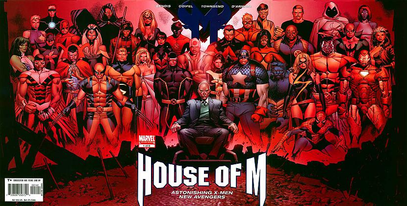 Marvel māja House of M  2... Autors: Latvian Revenger 8 sižeta līnijas, kuras būtu interesanti redzēt turpmākajās Marvel filmās