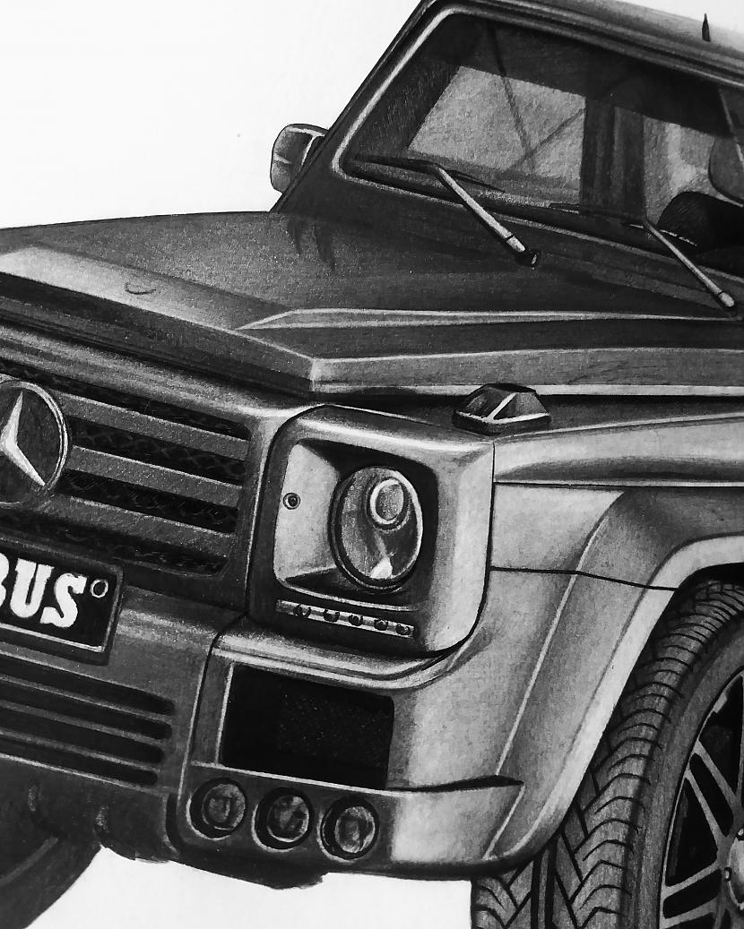  Autors: Ritvars Liepnieks Mans zīmējums - Mercedes-Benz G55 AMG (Brabus Widekit)