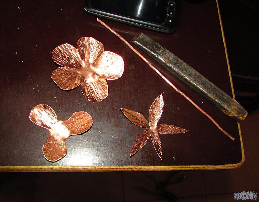 Notīram un izveidojam formu Autors: DamnRiga Rozes zieds no vara (Cu) DIY