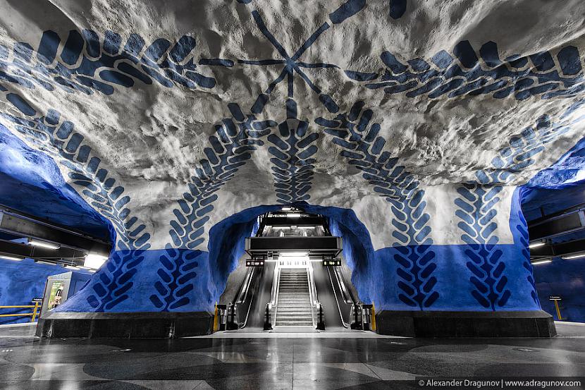 TCentralen metro stacija... Autors: Bauskas Motormuzejs Neparastas pasaules metro stacijas! (2. daļa)