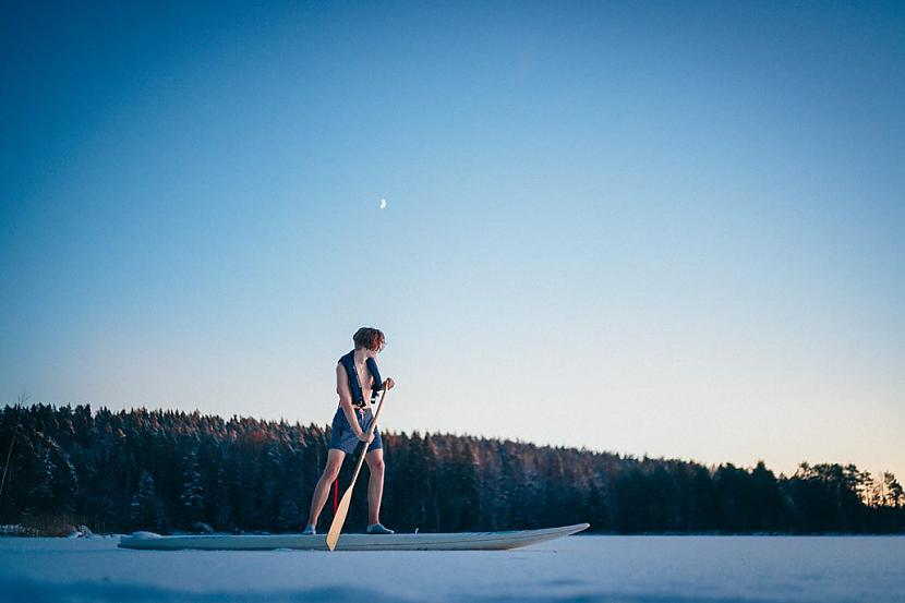 Pēkscaronņi pēc trim... Autors: Lestets Jauns fotogrāfs rada vasarīgas ainavas Somijas stindzinošajā ziemā